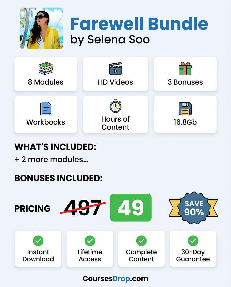 Farewell Bundle by Selena Soo infographic