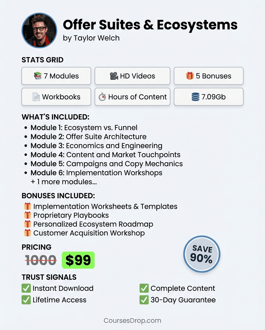 Offer Suites & Ecosystems infographic